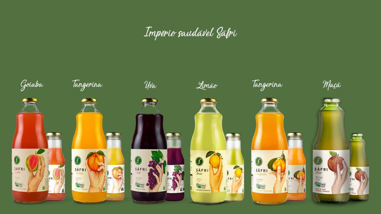 Suco Natural da Fruta 5 sabores - 1 Litro - caixa c/ 12 unidades