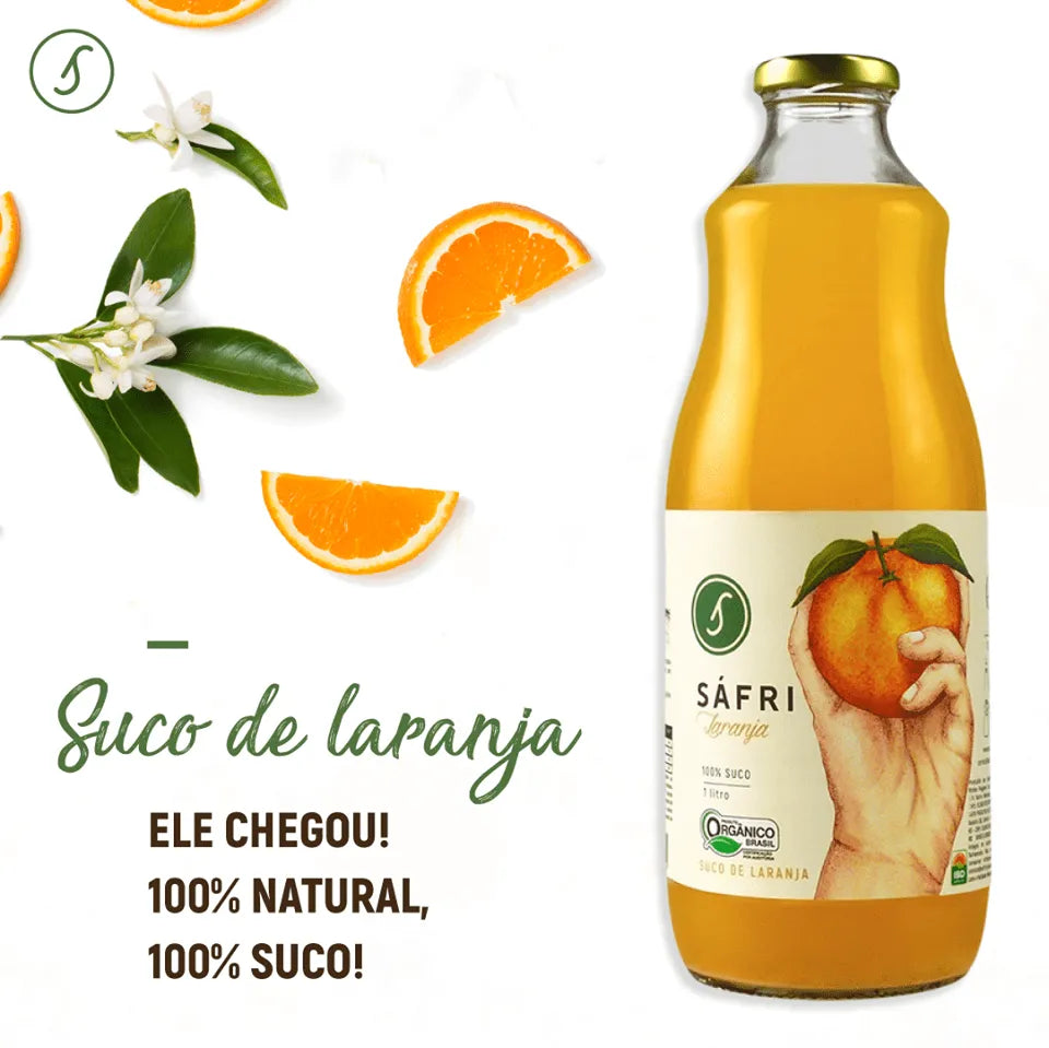 Suco Natural da Fruta 5 sabores - 1 Litro - caixa c/ 12 unidades