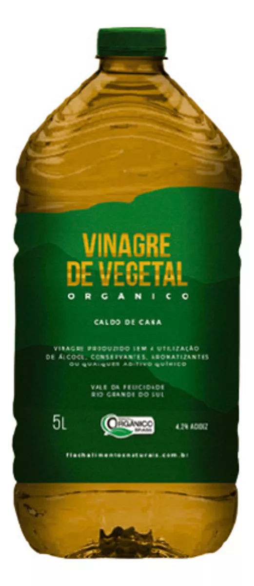 Vinagre de Caldo de Cana - Vidro 500 Ml - Pet 600 Ml - Galão 5 Litros